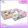 150-square-meter Indoor Pink Bear-themed Customized Children's Soft Furnishings And Playground Equipment