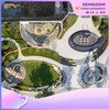 Park Outdoor Yellow Unicorn Shape Custom Children's Playground Equipment Wholesale