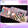 The Indoor Pink Castle-themed Custom Playground in The Shopping Mall Is A Children's And Parent-child Interactive Park