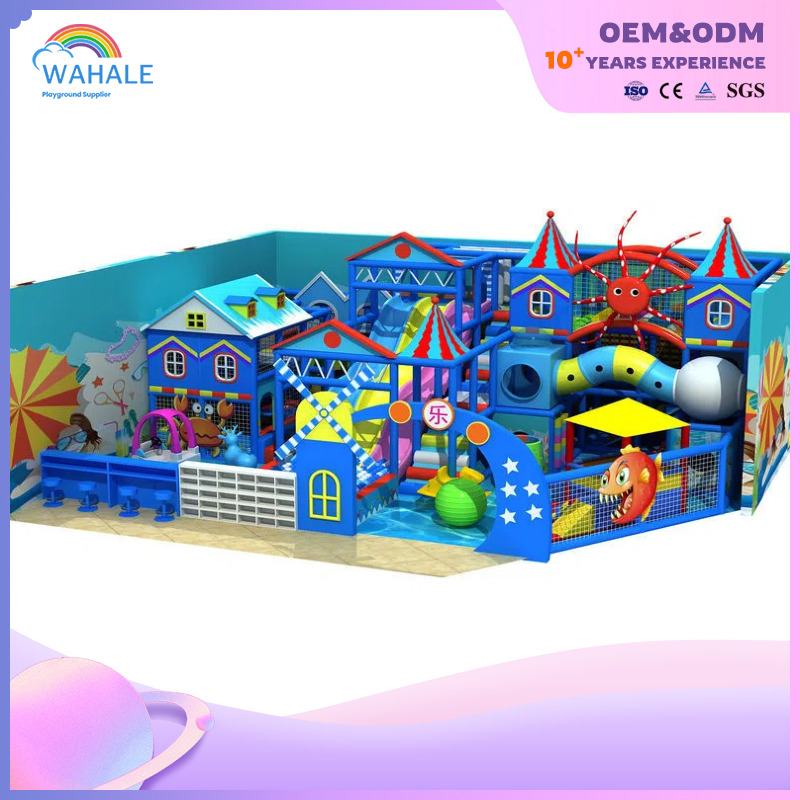 Customized Soft Furnishings for Children's Playground Equipment with The Theme of "Ocean Star" in Kindergartens