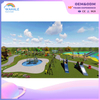 Wholesale of Outdoor Cartoon Wooden Children's Playground Equipment for Scenic Spots