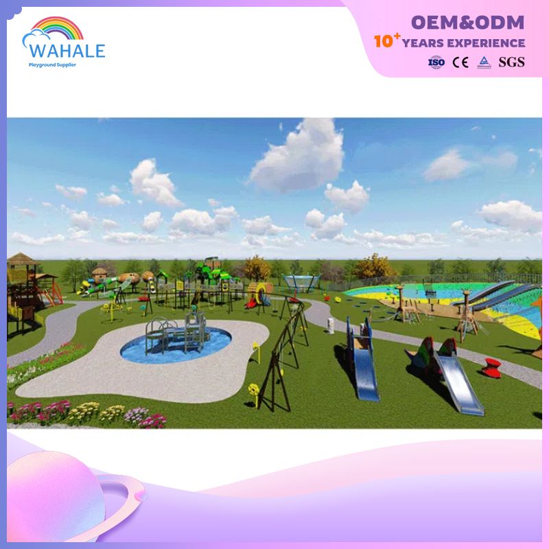 Wholesale of Outdoor Cartoon Wooden Children's Playground Equipment for Scenic Spots