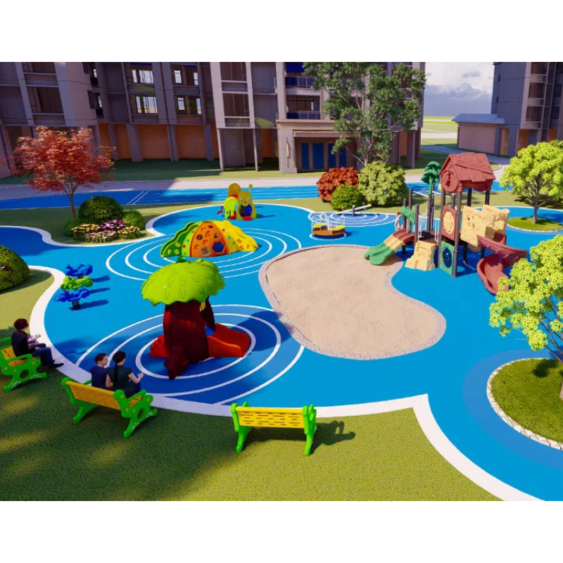 Tree-shaped slide
