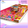 150 Square Meters Indoor Red Castle Custom Playground Children's Color House Modeling Playground Equipment
