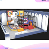 Compact Indoor Playground Starter Kit | S-Shape Spiral Slide, Trampoline & Ball Pool | Ideal for Small Business Investment