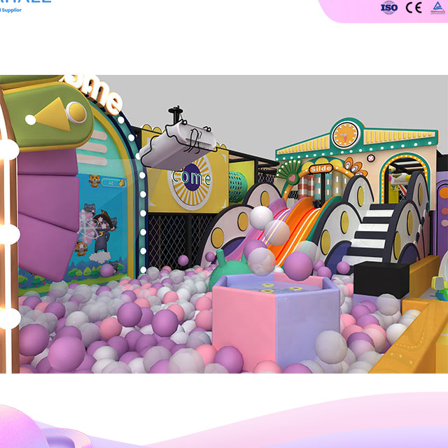 Premium Polka Dot Macaron Playland - Mall Play Manufacturer