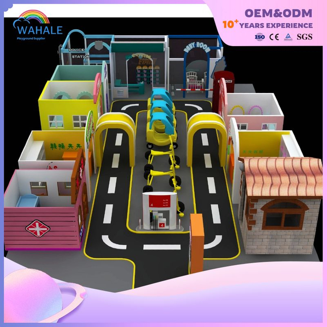 Indoor Trampoline Scene Simulation Children's Playground Equipment Customization