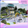 Outdoor hot air balloon modeling tower playground custom unpowered amusement equipment