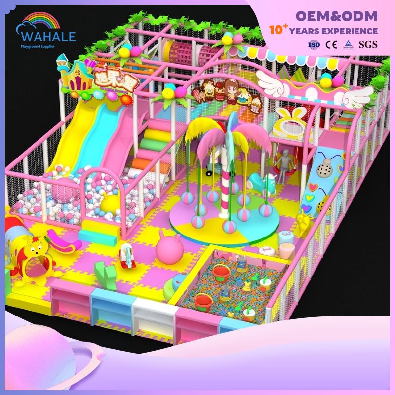 Kindergarten Indoor Children Macaron Color Amusement Park Customized Indoor Sports Playground Equipment