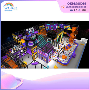Children's Indoor Adventure Trampoline Park Equipment Custom Indoor Crossing Amusement Park Equipment Factory