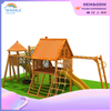Children Customized Outdoor Wooden Slide Amusement Park Playground Equipment Wholesale