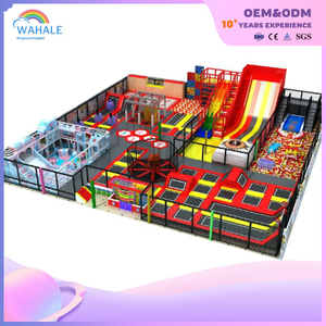 Children's Indoor Crossing Amusement Park Amusement Center Large Indoor Amusement Trampoline Park Equipment