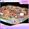 Commercial indoor purple cartoon theme playground custom dream children's amusement park equipment