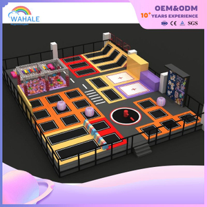 Indoor Playground Climbing Rope Children's Ninja Adventure Indoor Crossing Children's Trampoline Park Equipment Wholesale