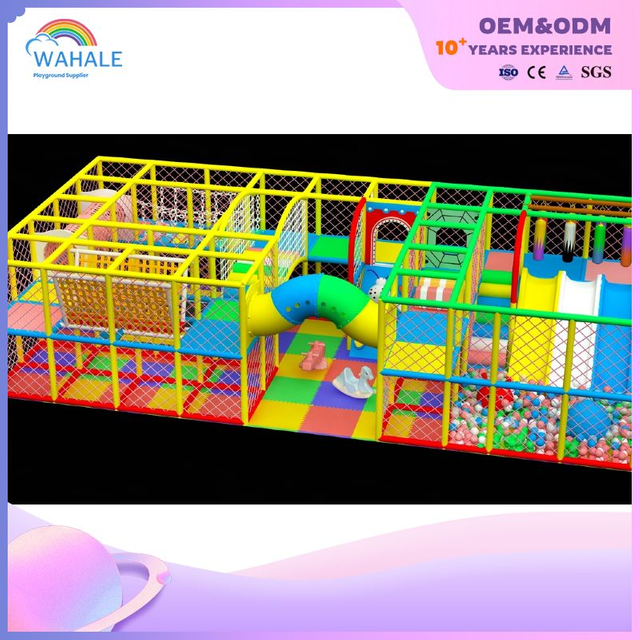 Indoor Color Castle Custom Soft Installation Obstacle Children's Park Indoor Children's Play Equipment Wholesale