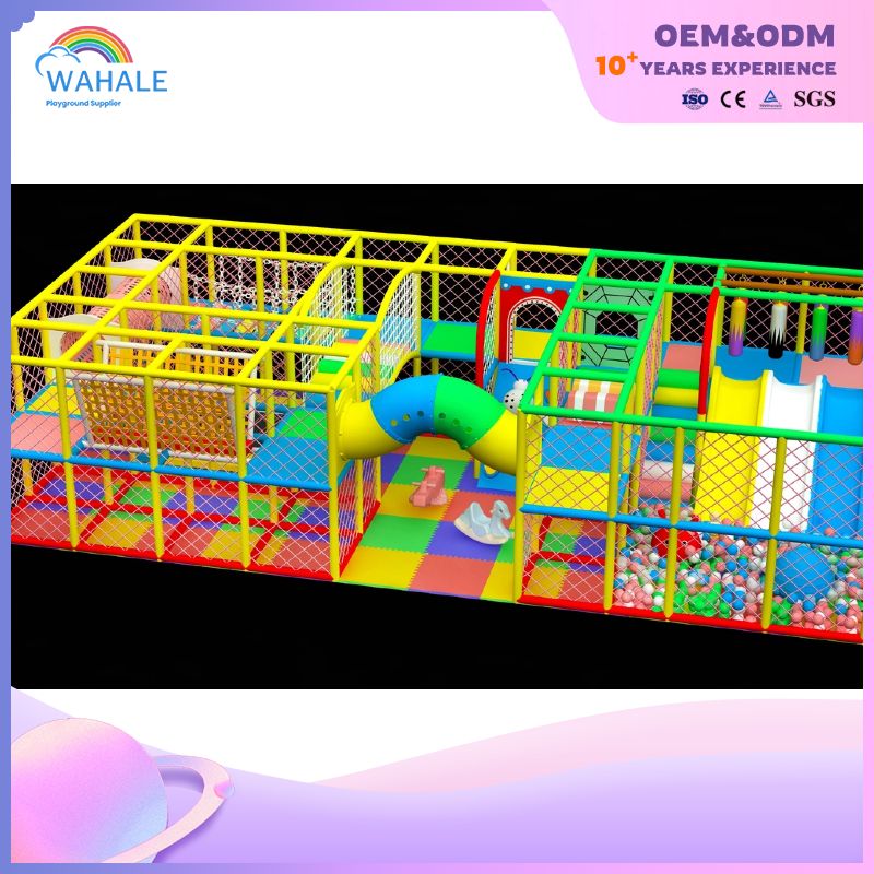 Indoor Color Castle Custom Soft Installation Obstacle Children's Park Indoor Children's Play Equipment Wholesale