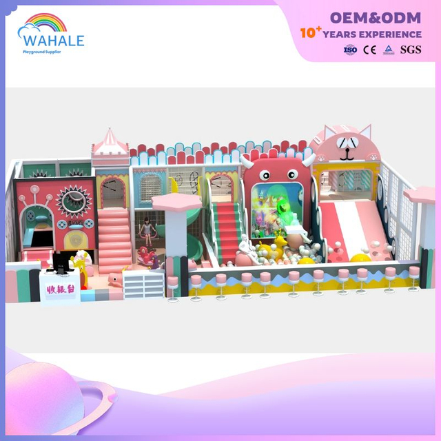 Макарон Цвет Детская детская игровая площадка Custom Dream Castle Детская игровая площадка