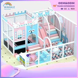 Small Indoor Macaron Color Children's Playground Equipment Customization Supplier