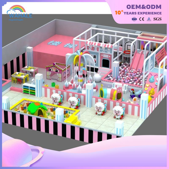 Cartoon Animation Customized Amusement Park Children's Indoor Playground Equipment Wholesale