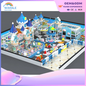 Blue Castle Theme Fun World Soft Modular Indoor Playground Children's Playground Equipment