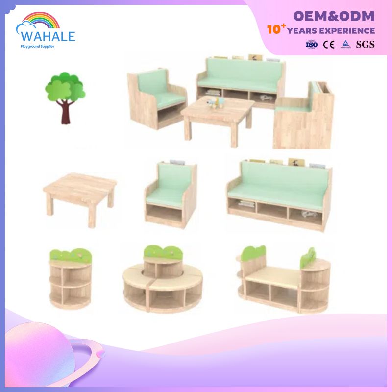 Music Modeling Oak Cabinet Children Custom Indoor Amusement Facilities