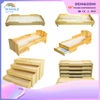 Solid Wood Baby Bed Single Bed Four-layer Combined Bed Equipment Wholesale