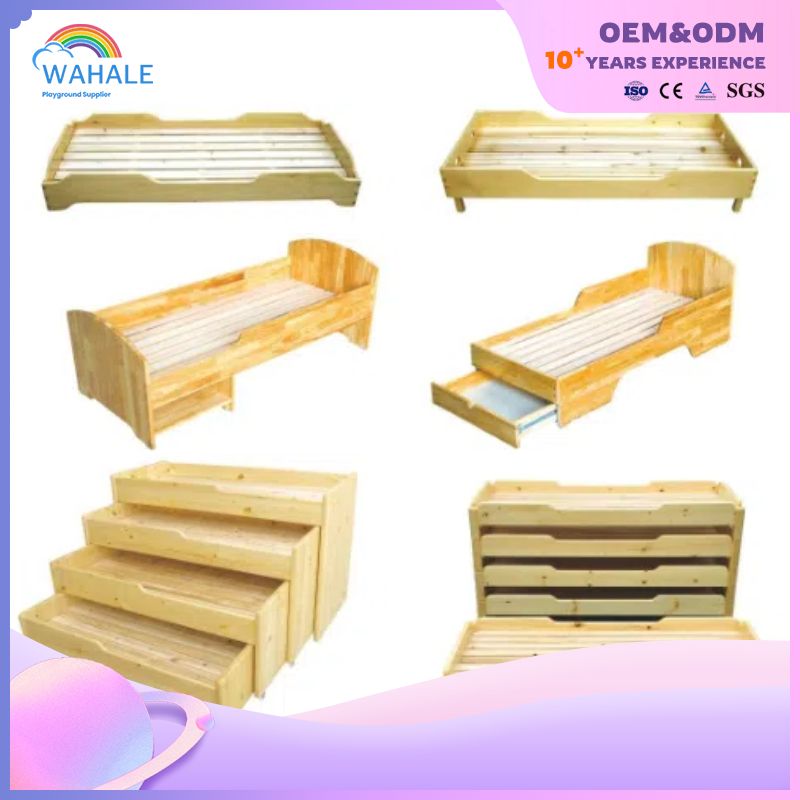 Solid Wood Baby Bed Single Bed Four-layer Combined Bed Equipment Wholesale