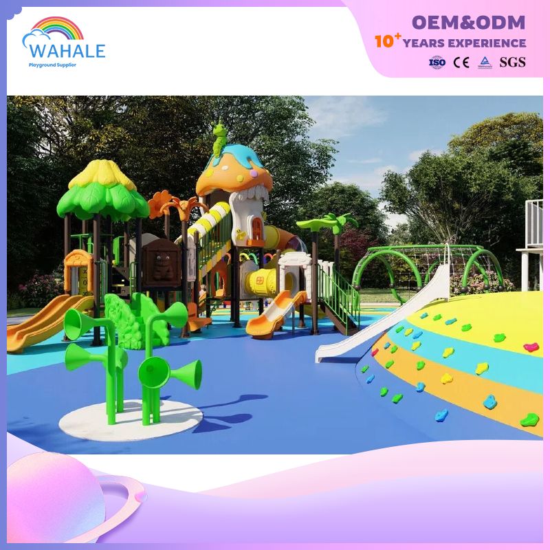 Soft Play Outdoor Playground Equipment Commercial Children's Park Children's Outdoor Playground Center Ground Game Equipment Wholesale