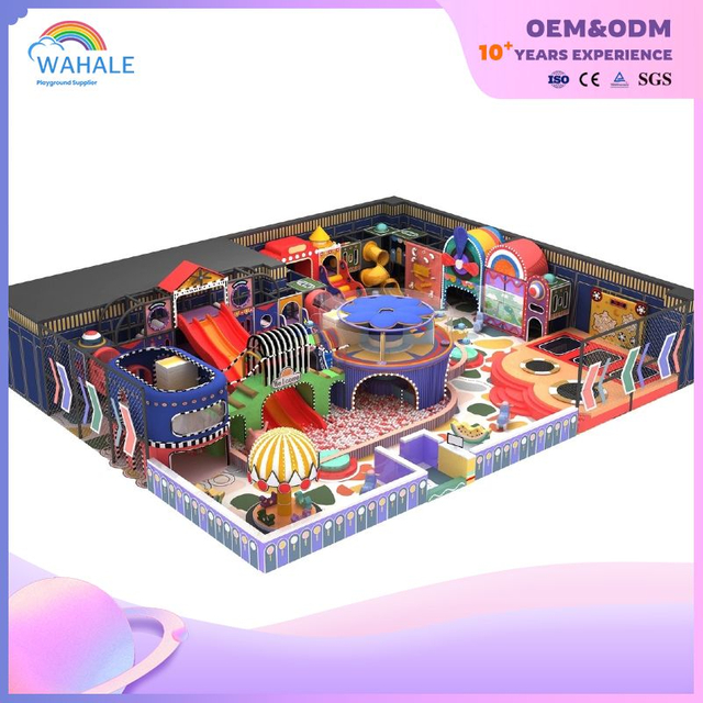 Color Garden Theme Customized Children's Indoor Amusement Park Soft Sports Playground Equipment