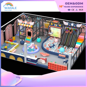 Macaron Theme Children's Indoor Playground Equipment Park Soft Play Area Customization