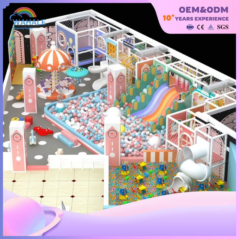 Naughty Castle Children's Indoor Playground Equipment City Theme Playground Wholesale