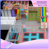 Rainbow Theme Trampoline Park Equipment Customized Children's Playground Equipment