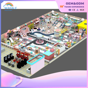 Family Sports Game Center Indoor Slide Park Children Adult Playground Business Adventure Park