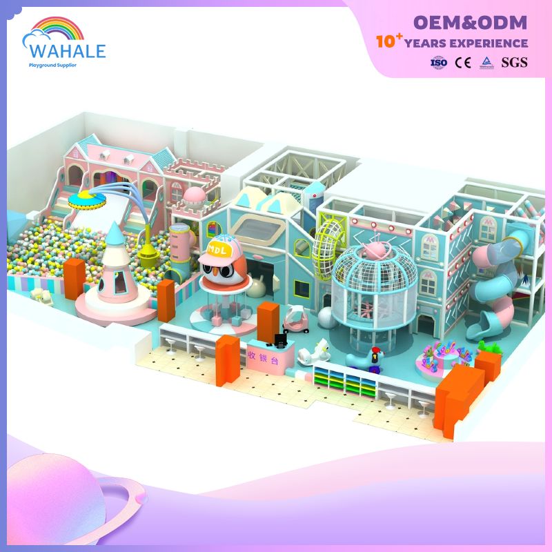 Custom Fantasy Ice And Snow World Theme Park Dynamic Children's Game Indoor Park