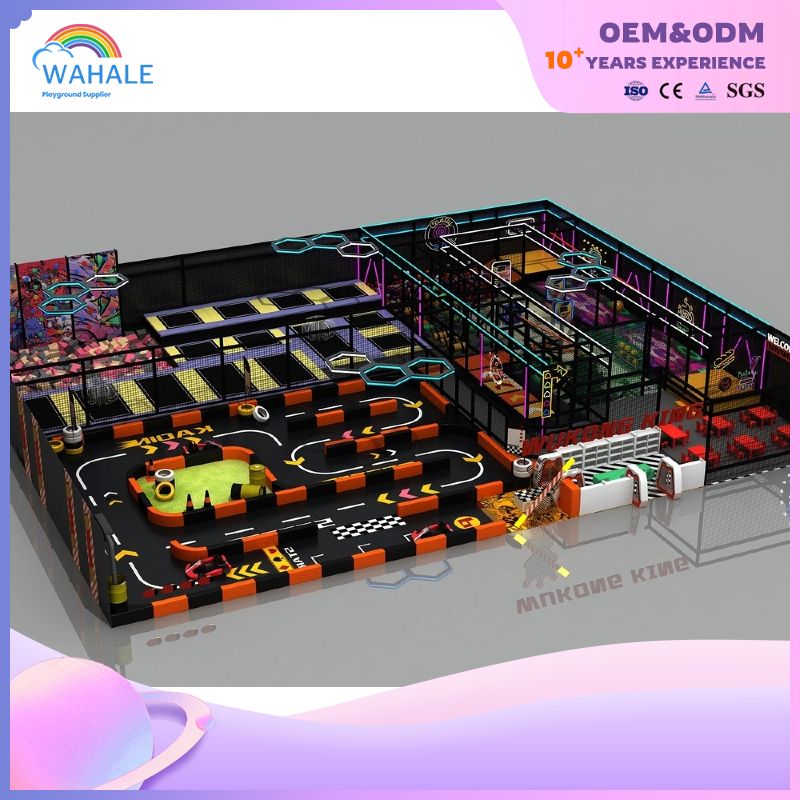 New Indoor Trampoline Park Equipment Children's Commercial Jumping Park Jumping Park