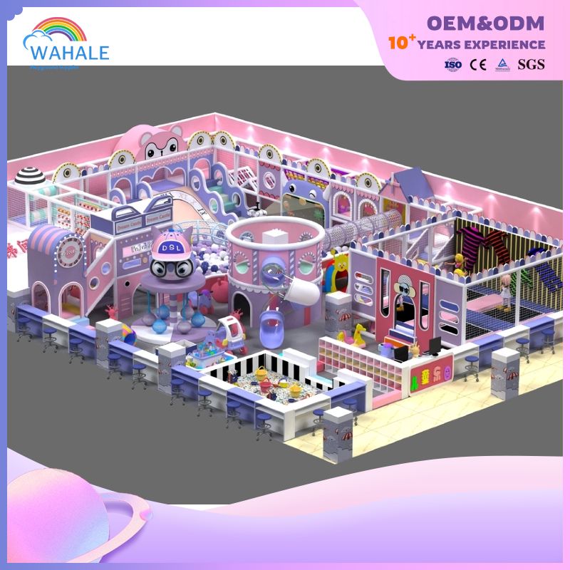 New Multi-level Fun Entertainment Dream Castle Sweet Candy Playground Indoor Children's Park