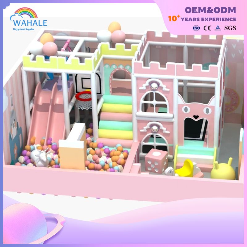 Happy Children's Indoor Soft Modular Play Equipment for Children's Soft Playground Customization