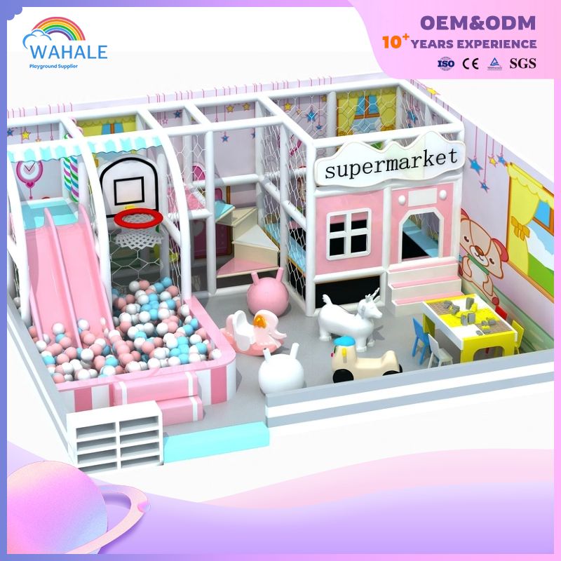 Happy Children's Indoor Soft Modular Play Equipment for Children's Soft Playground Customization