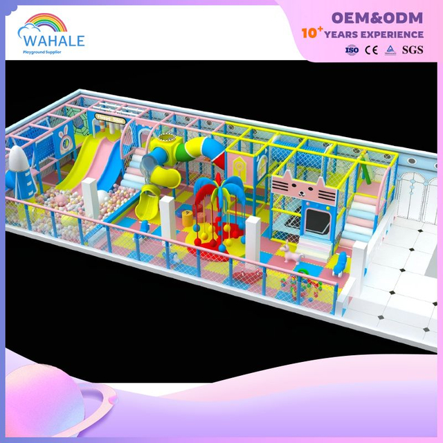 Joy over The Obstacle Entertainment Children Soft Play Ground Multi-storey Indoor Playground Amusement Equipment Park