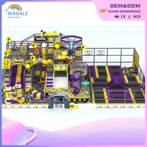 600 flat multi-layer electric rocket spider tower shape children's playground