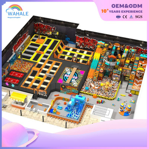 Hot Blood Theme Customized Children's Indoor Parkour Trampoline Park Soft Playground Equipment