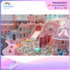 Shopping Mall Interior Pink Castle Shape Custom Children's Playground Equipment Suppliers