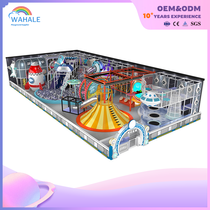 Sales Center Indoor Space Theme Customized Children's Soft Sports Playground Equipment Dealer