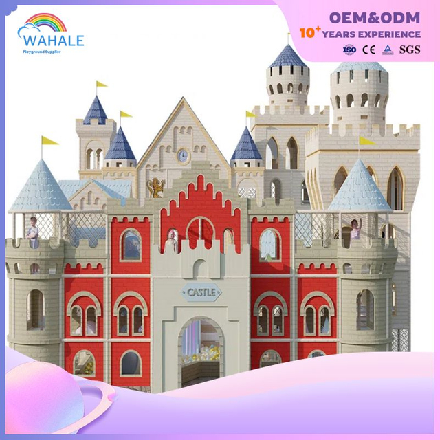 Castle Shape Custom Children's Indoor Maze Playground Equipment Supplier