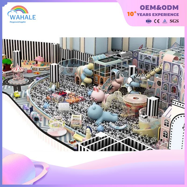 Cartoon Animal Theme Customized Children's Indoor Sports Playground Children's Soft Decoration Park