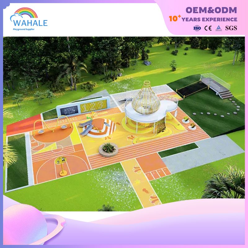 Kindergarten Outdoor Cartoon Theme Customized Children's Playground Equipment Wholesale