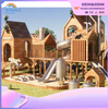 Scenic Spot Outdoor Wooden House Modeling Custom Children's Sand Pond Playground Equipment Supplier