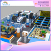 Kindergarten Indoor Car Model Theme Custom Indoor Children's Trampoline Park Playground