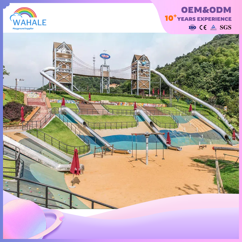 Forest Outdoor Castle Modeling Custom Children's Sports Playground Equipment Wholesale