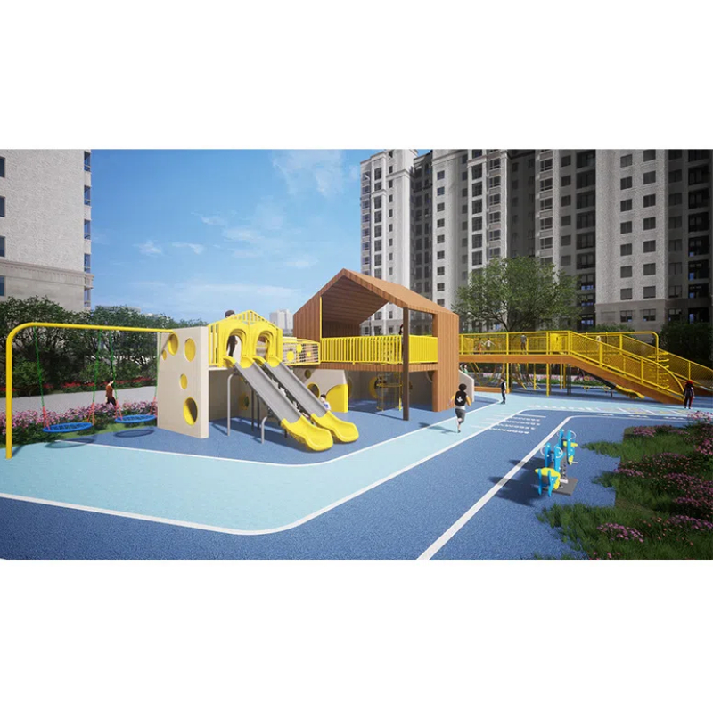 Wooden house shape play house